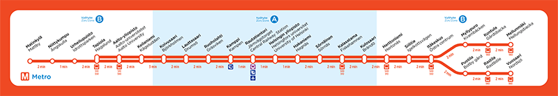 hsl metro kartta Route Maps Hsl hsl metro kartta