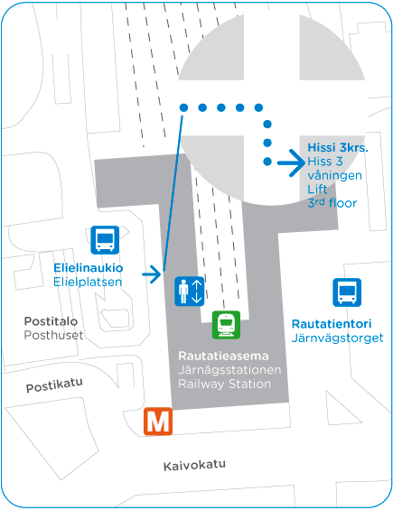 rautatientori kartta Penalty Fares Office | HSL rautatientori kartta